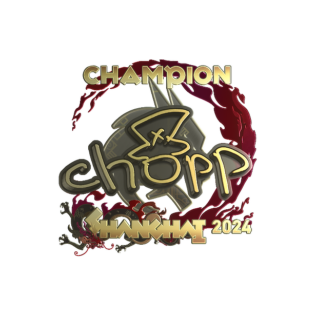 印花 | chopper(金色,冠军)| 2024年上海锦标赛