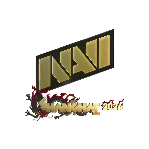 印花 | Natus Vincere(金色)| 2024年上海锦标赛