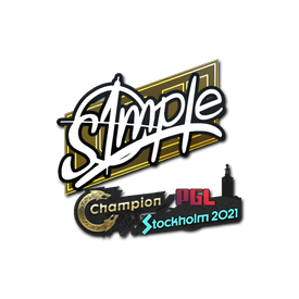 印花 | s1mple | 2021年斯德哥尔摩锦标赛