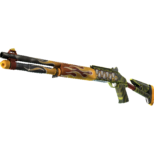 XM1014(StatTrak™) | 焚烬之鳄 (略有磨损)