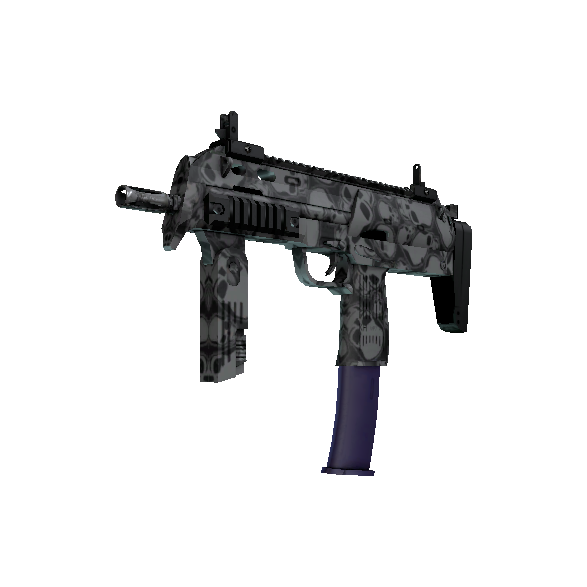 MP7(StatTrak™) | 死亡骷髅 (略有磨损)