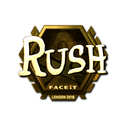 印花 | RUSH(金色)| 2018年伦敦锦标赛