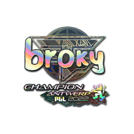 印花 | broky(全息,冠军) | 2022年安特卫普锦标赛