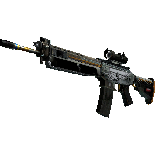 SG 553(StatTrak™) | 轻空 (久经沙场)