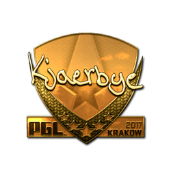 印花 | Kjaerbye(金色)| 2017年克拉科夫锦标赛
