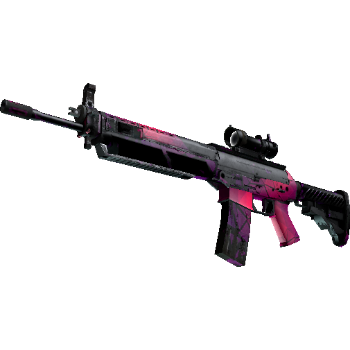 SG 553(StatTrak™) | 电子脉冲 (久经沙场)