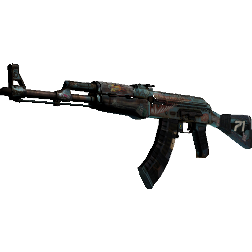 AK-47(StatTrak™) | 复古浪潮 (战痕累累)