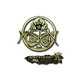印花 | maden(金色) | 2022年安特卫普锦标赛
