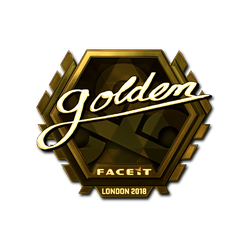 印花 | Golden(金色)| 2018年伦敦锦标赛