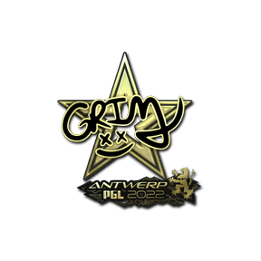 印花 | Grim(金色) | 2022年安特卫普锦标赛