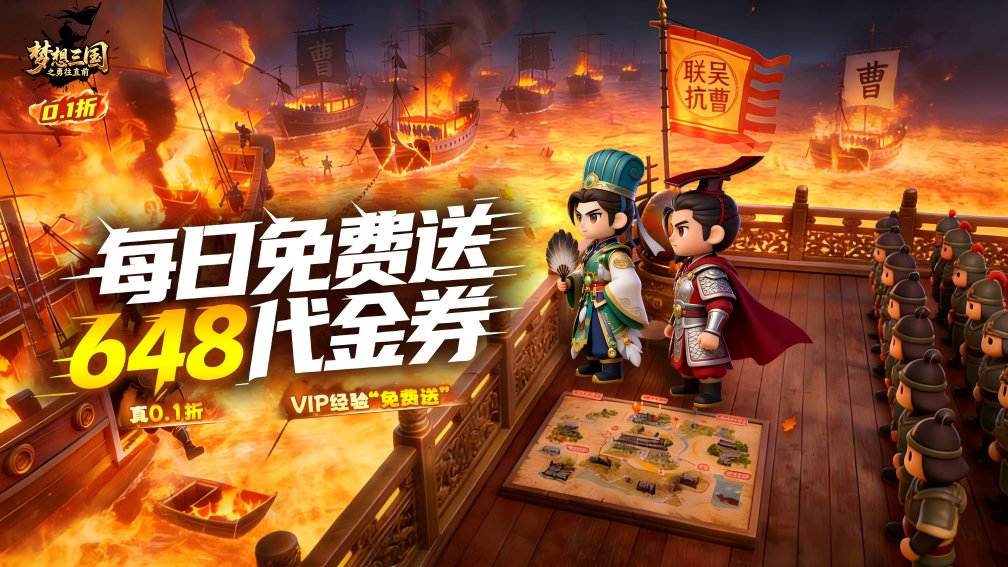 梦想三国之勇往直前-送输出武将自选封面