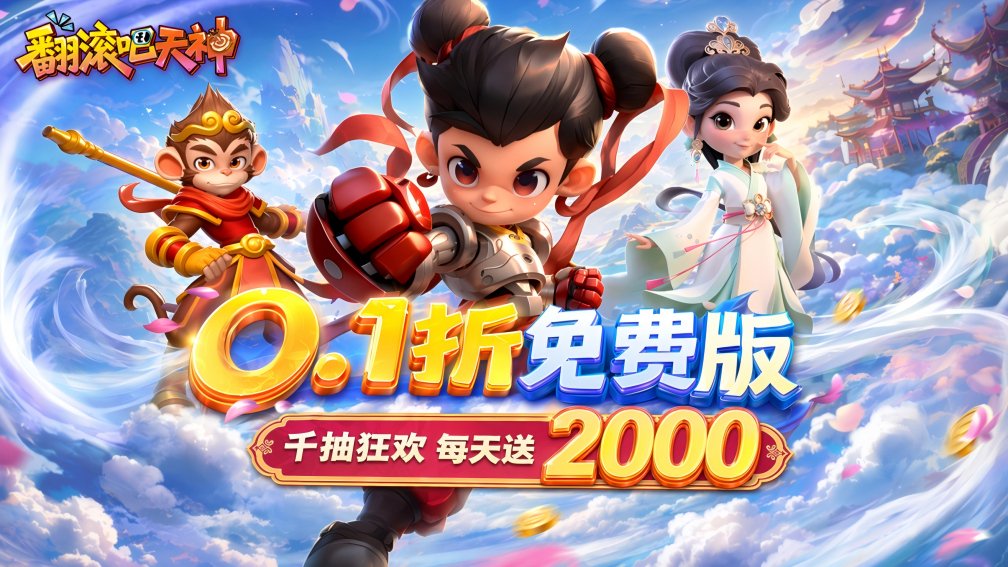 翻滚吧天神-登录送千抽封面