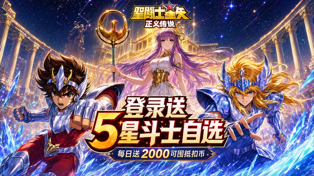 圣斗士星矢：正义传说-送5星斗士