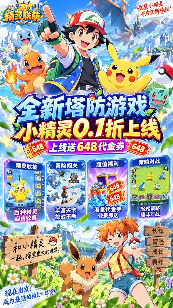 精灵联萌-送S级精灵游戏截图