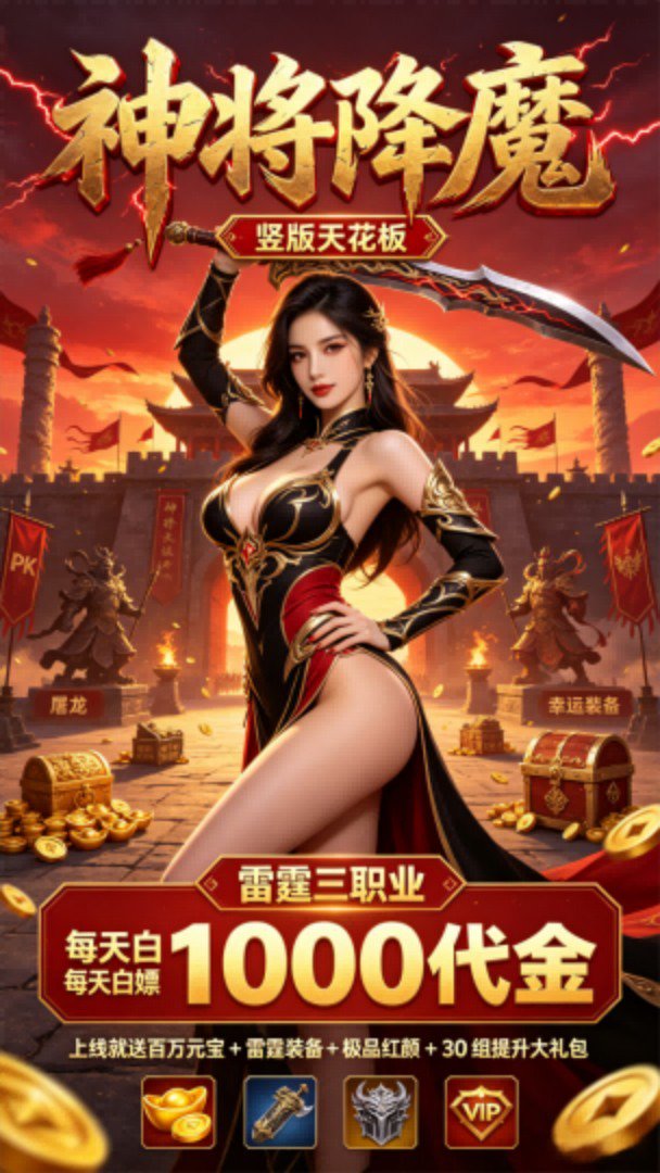 神将降魔-送雷霆装备游戏截图