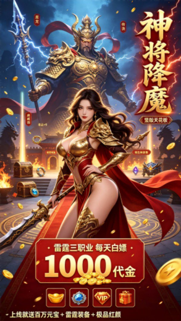 神将降魔-送雷霆装备游戏截图