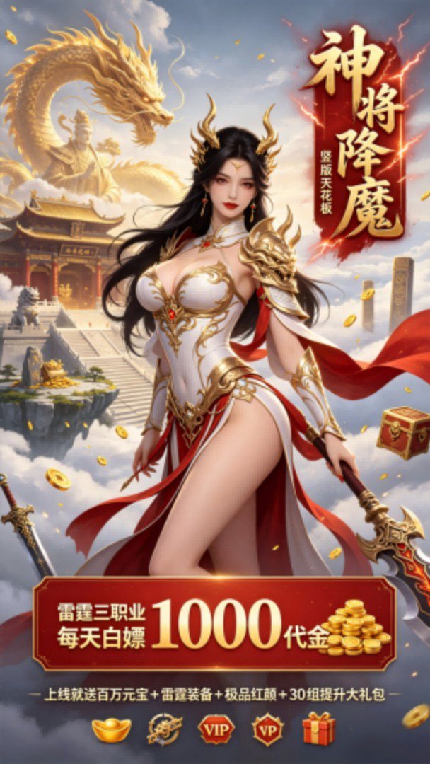 神将降魔-送雷霆装备游戏截图