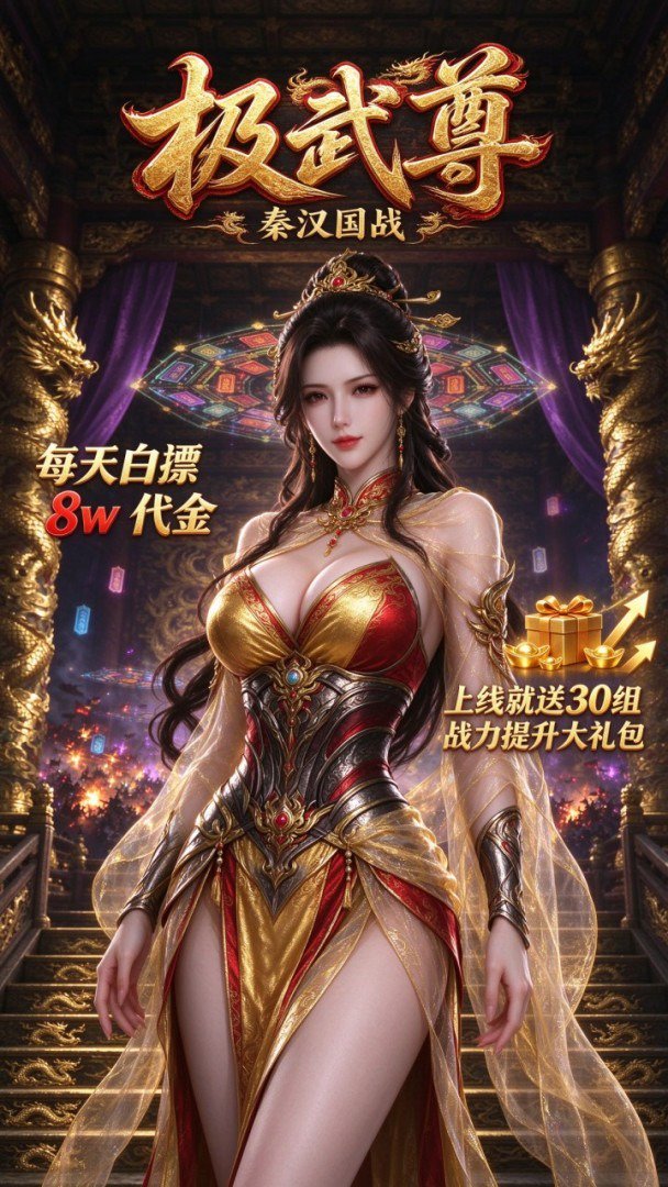 极武尊-送炫酷翅膀游戏截图