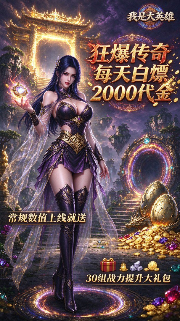 我是大英雄-送龙血·斗笠游戏截图