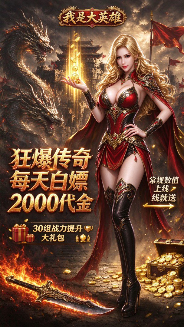 我是大英雄-送龙血·斗笠游戏截图